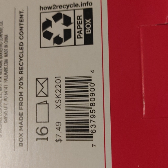 Hallmark Winter Wishes w Snowman cards NWT 16 count - Picture 5 of 5